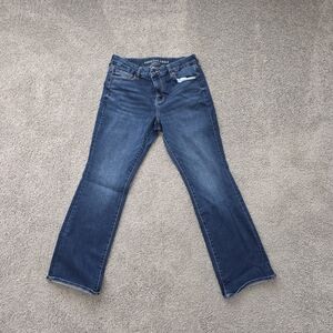 American Eagle Outfitters Women's Dark Blue Boot Cut Jeans